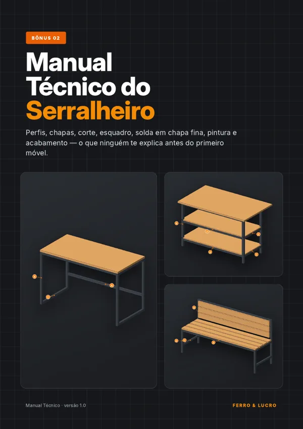 Capa do bônus Manual Técnico do Serralheiro