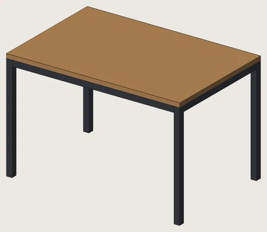 Mesa de jantar para 4 lugares