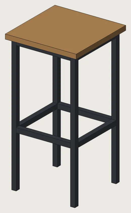 Banqueta alta para bar